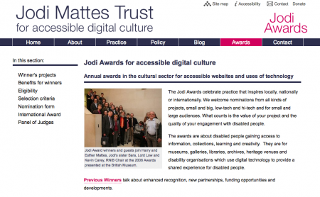 Image of Jodi Mattes Trust website
