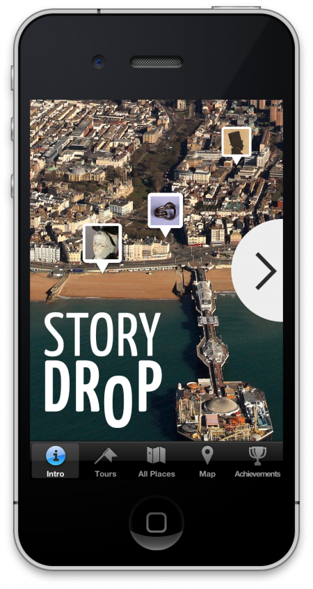 The Story Drop app